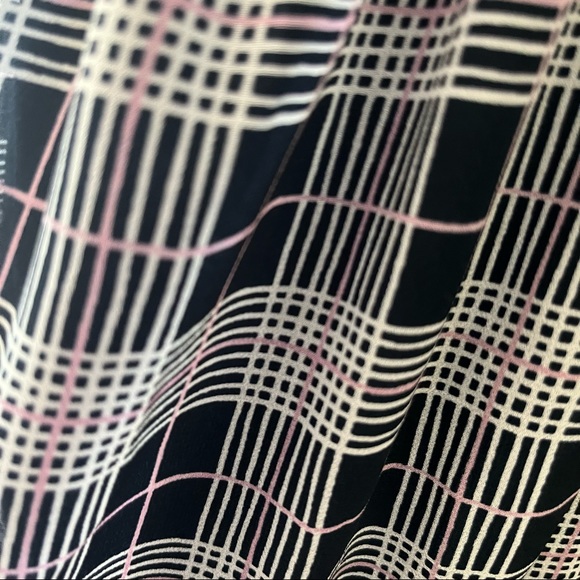 Club Monaco Crossback Midi Dress in Rose Plaid Size 2 NWT - Picture 8 of 13